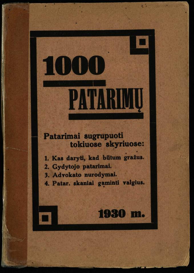 1000 patarimų